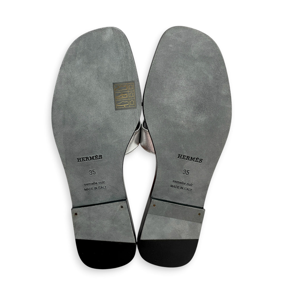 Oran 35 Argente Sandals in Goat Leather