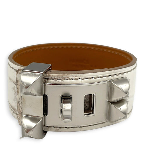 Himalaya CDC 24 T2 Blanc Bracelet in Matte Niloticus Palladium hardware CL2608-22950 1
