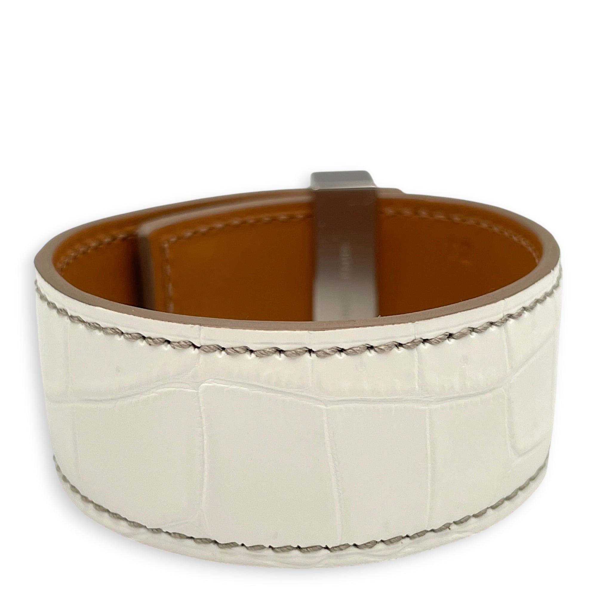 Himalaya CDC 24 T2 Blanc Bracelet in Matte Niloticus Palladium hardware CL2608-22950 2