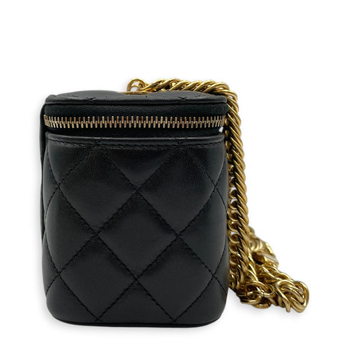 Vanity Case Black Crossbody Bag in Lambskin Gold hardware CL2608-22954 4