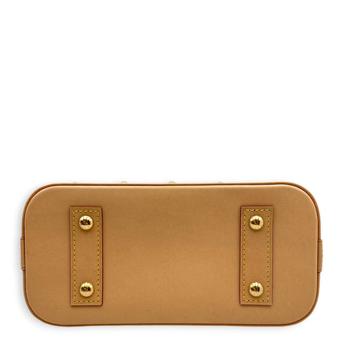 Limited Edition Alma BB Blue Crossbody Bag in Monogram Vernis Leather Gold hardware CL2608-22965 5