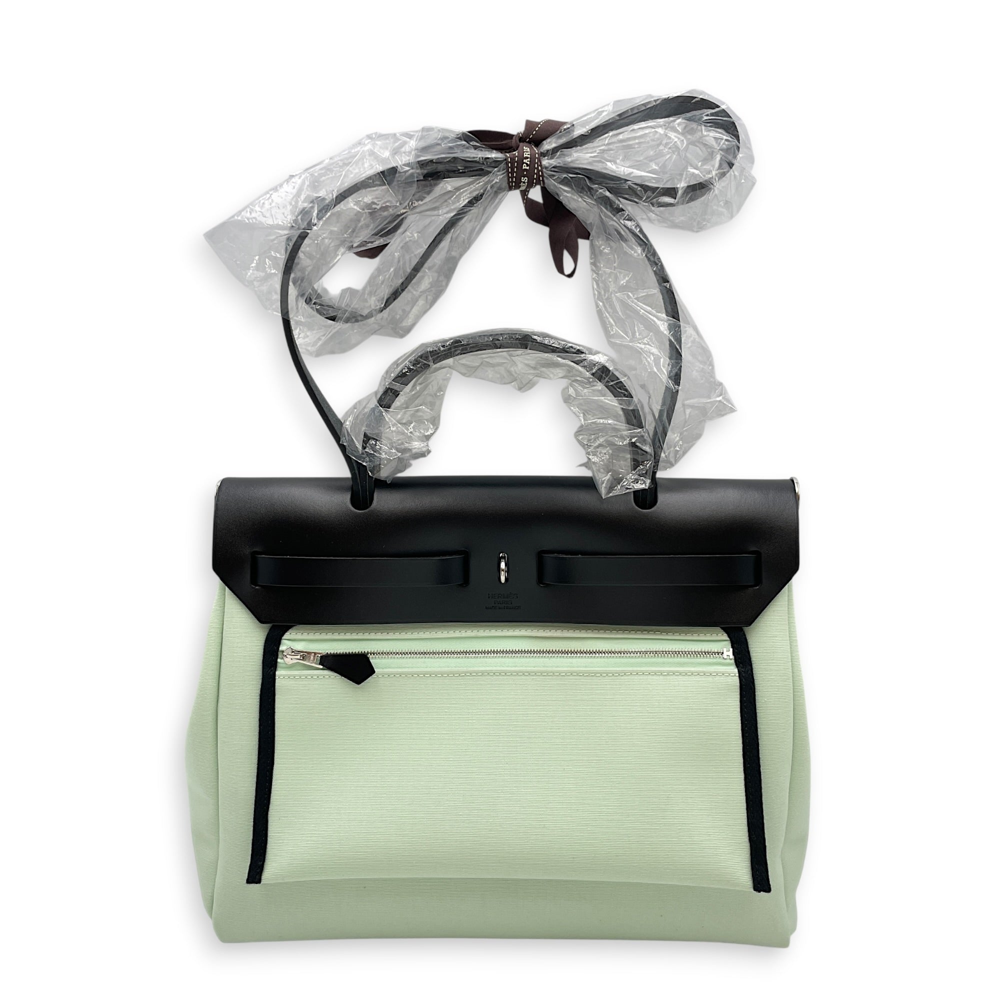 Herbag 31 Vert Peppermint in Vache Hunter/Toile Palladium hardware CL2608-22967 2