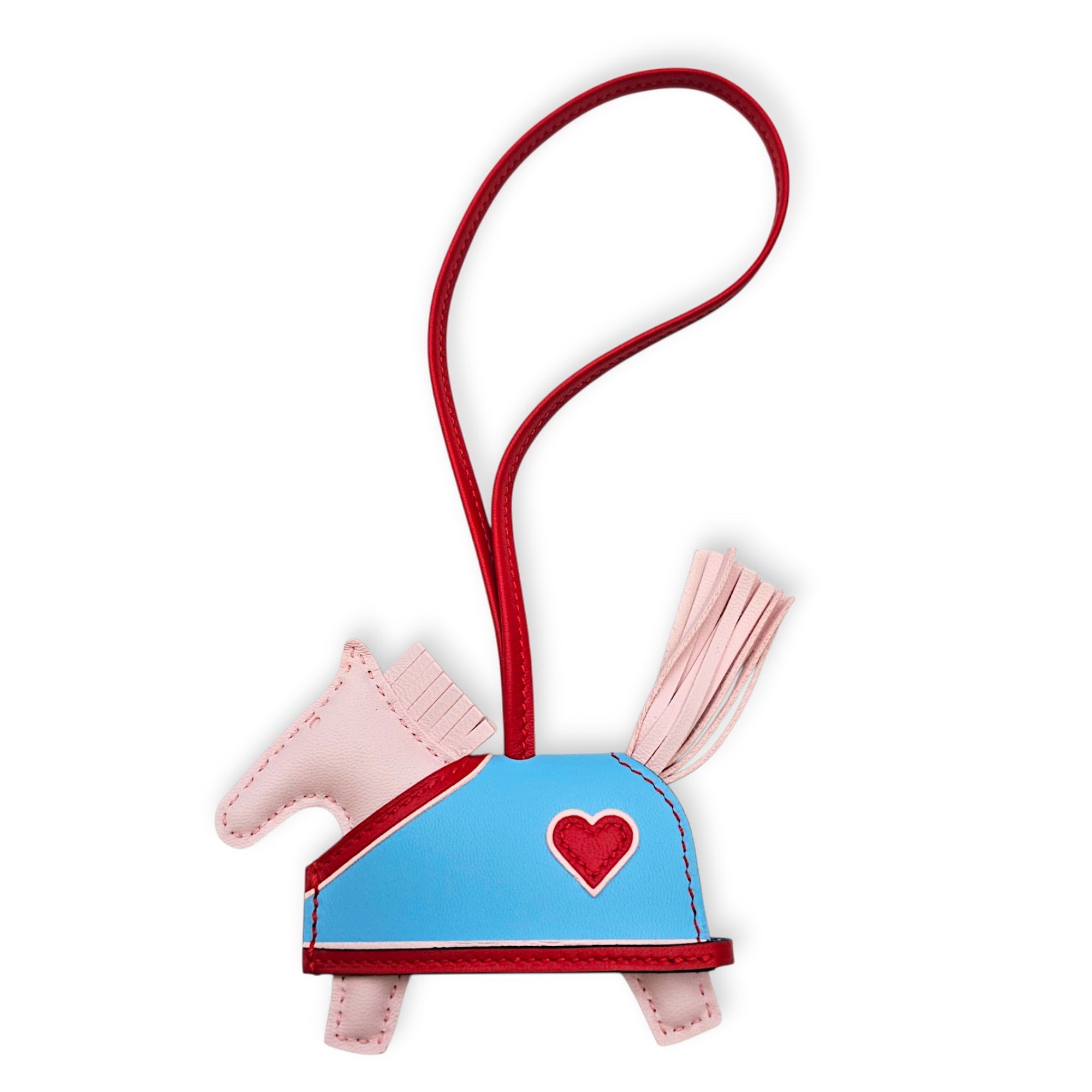 Rodeo Robeo PM Rose Darling/Rouge De Coeur Bag Accessory in Swift CL2608-22969 2