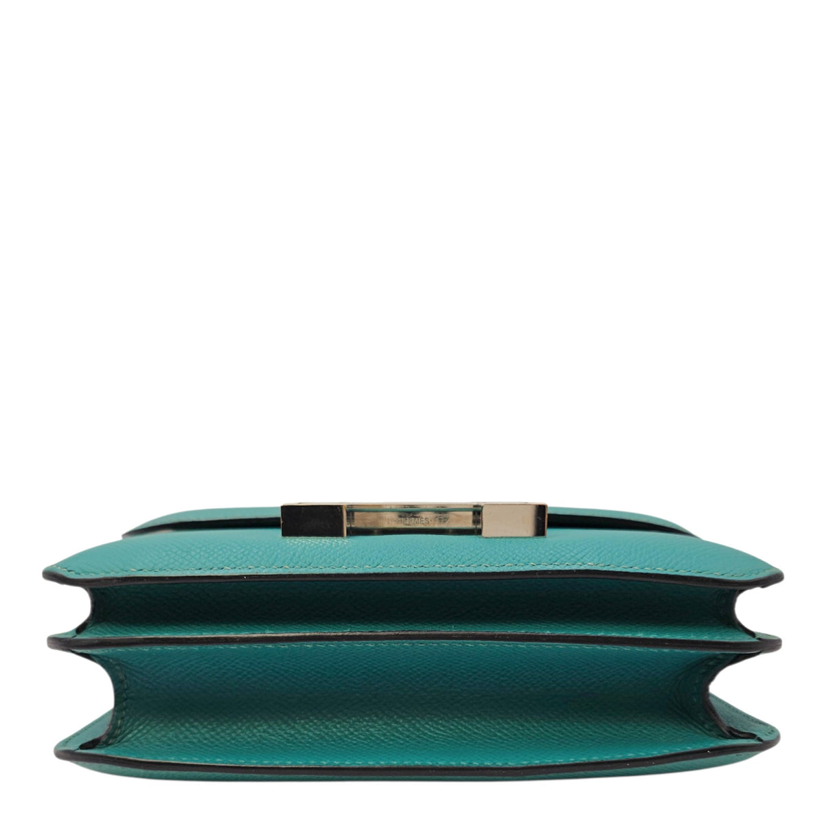 Constance 18 Blue Paon in Epsom Lacquered Metal hardware