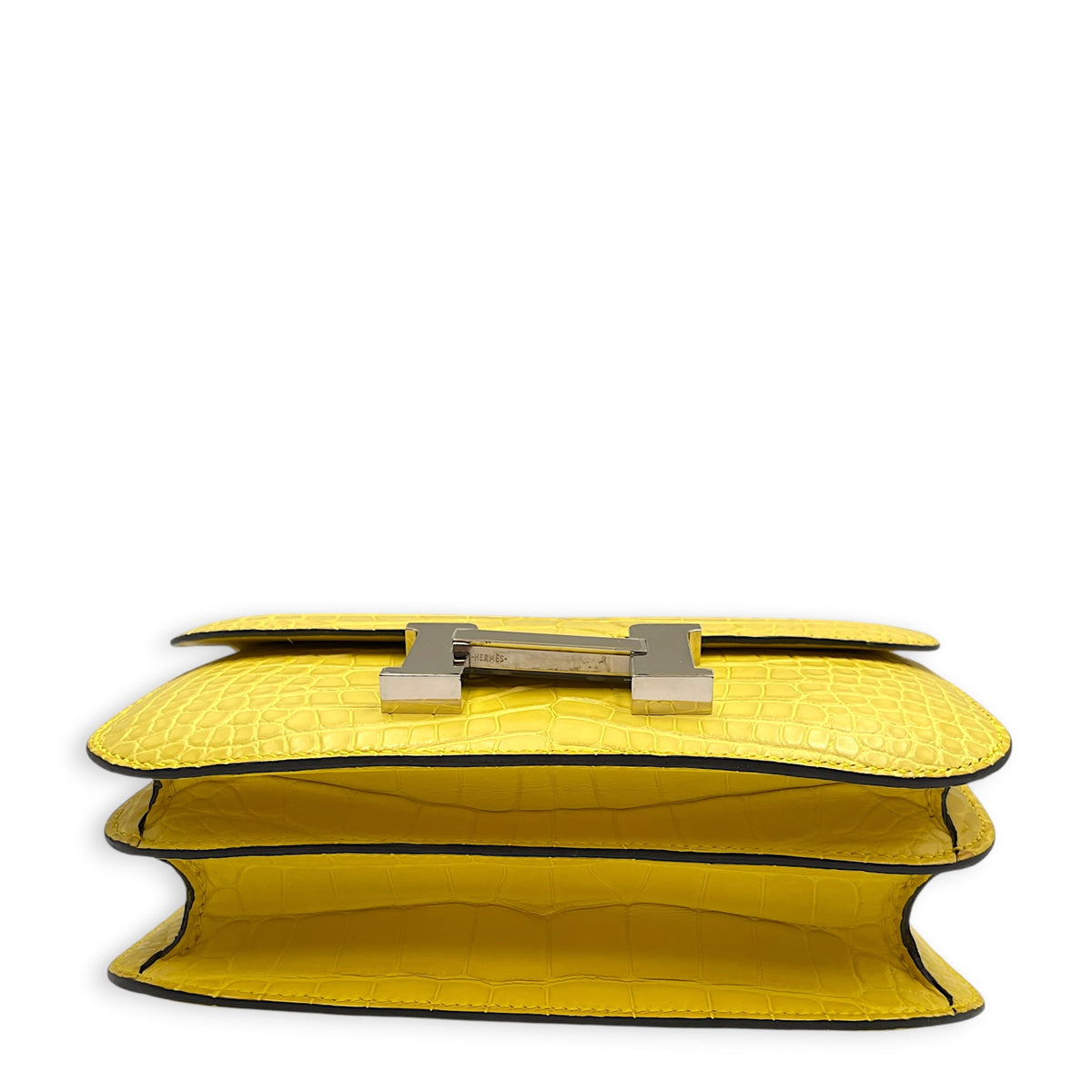 Constance 18 Mimosa in Matte Alligator Palladium hardware