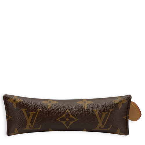 Monogram toiletry case  Brown Pouch in Monogram Coated Canvas Gold hardware