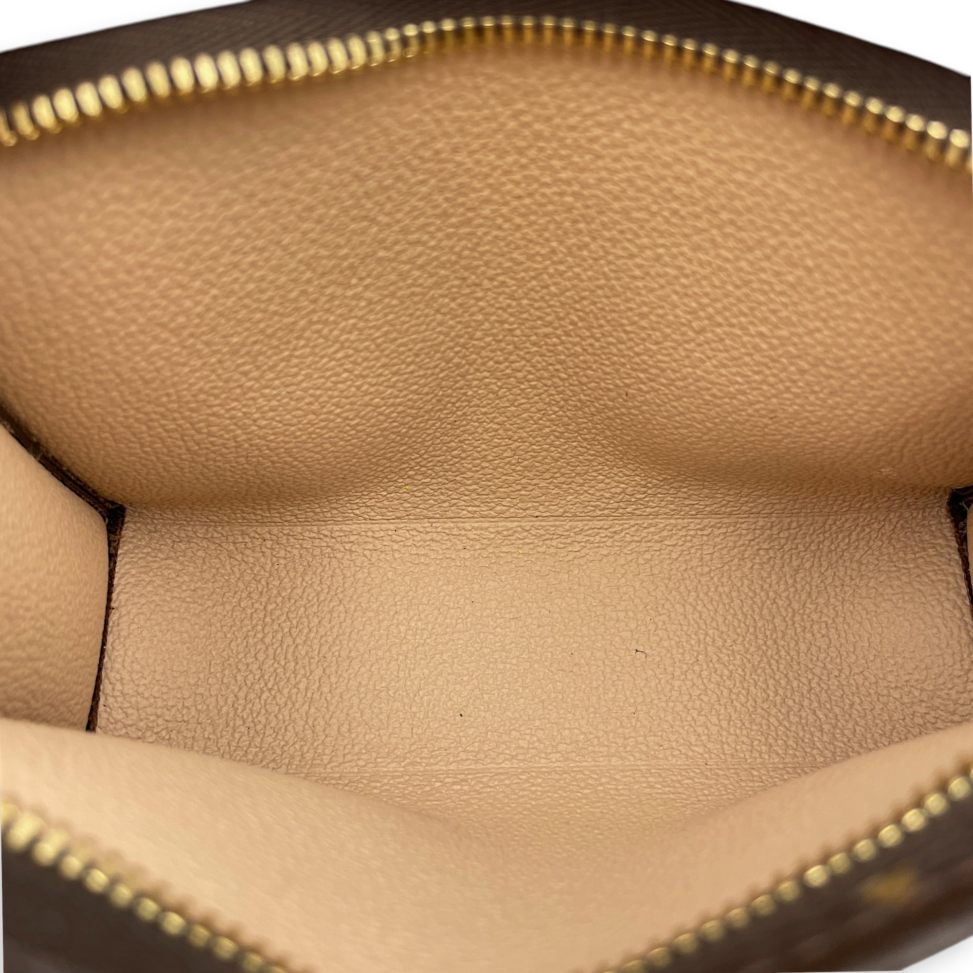 Monogram toiletry case  Brown Pouch in Monogram Coated Canvas Gold hardware
