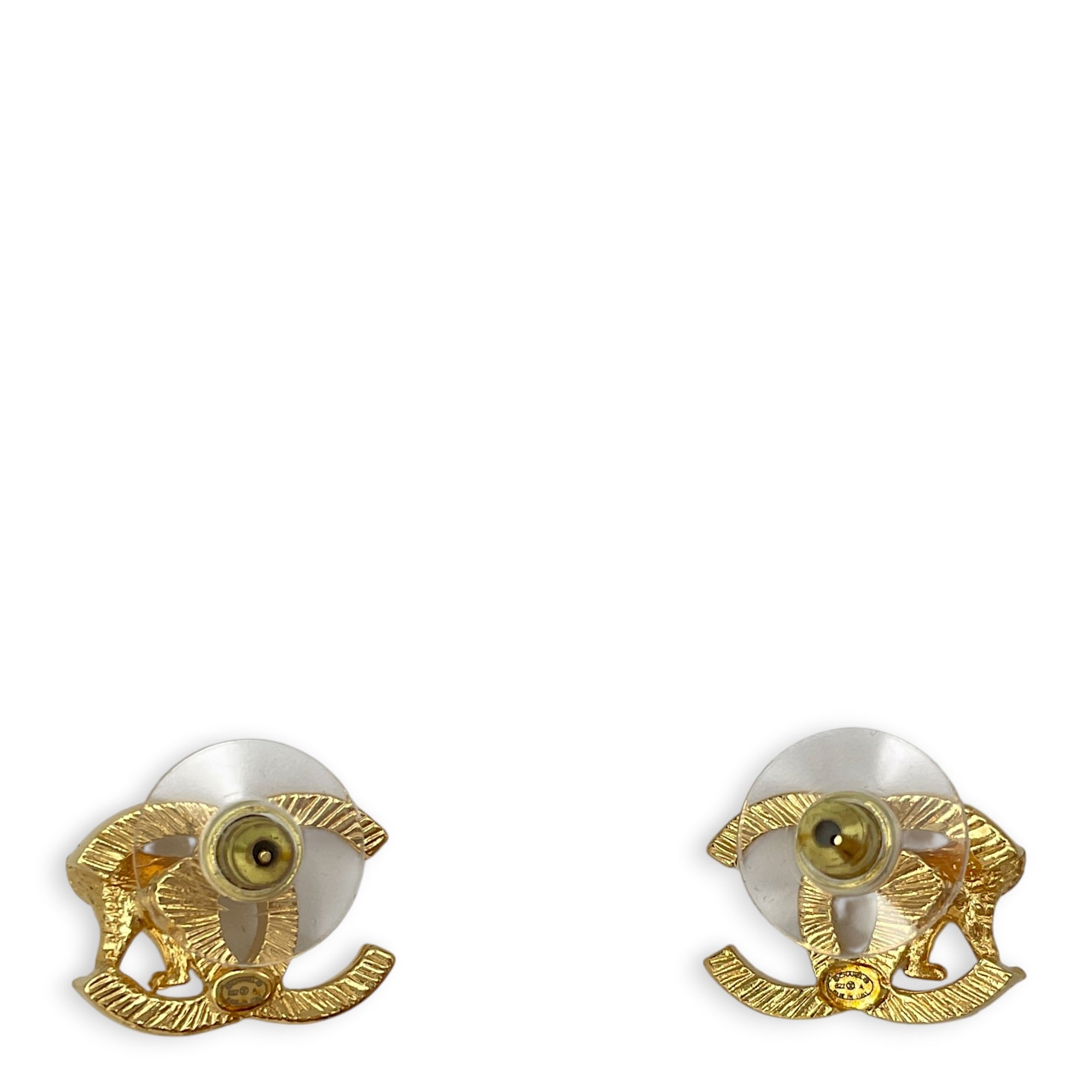 CC Gold Earrings Gold hardware