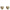 Crystal Heart Pearl CC Stud  Gold Earrings Light Gold hardware