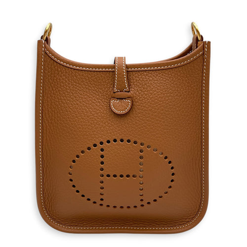 Evelyne Mini Gold in Clemence Gold hardware