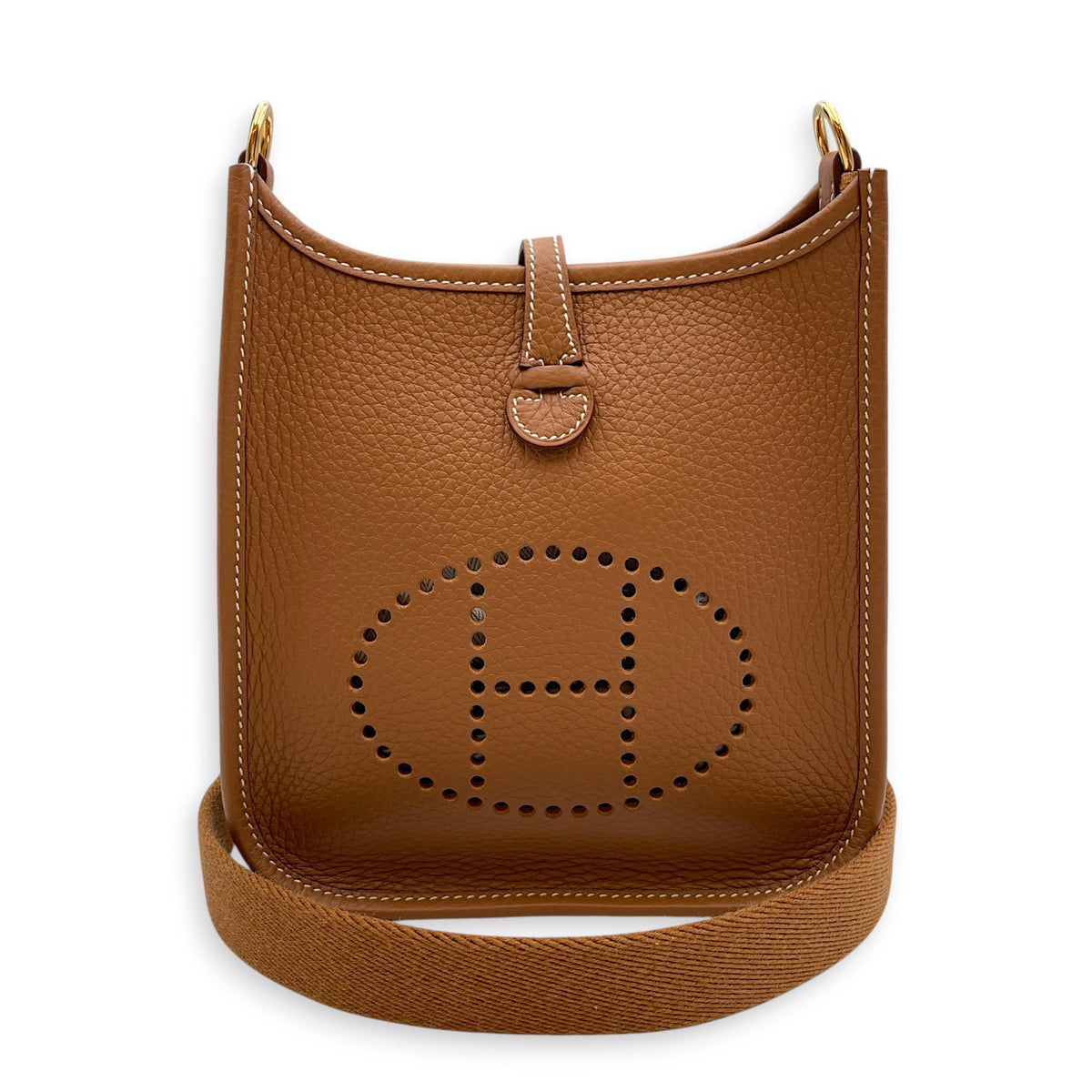 Evelyne Mini Gold in Clemence Gold hardware