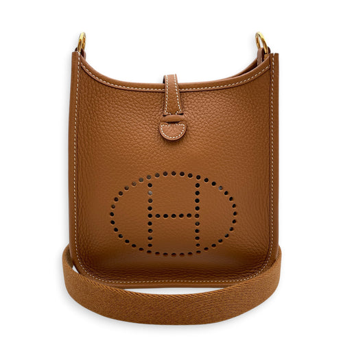 Evelyne Mini Gold in Clemence Gold hardware