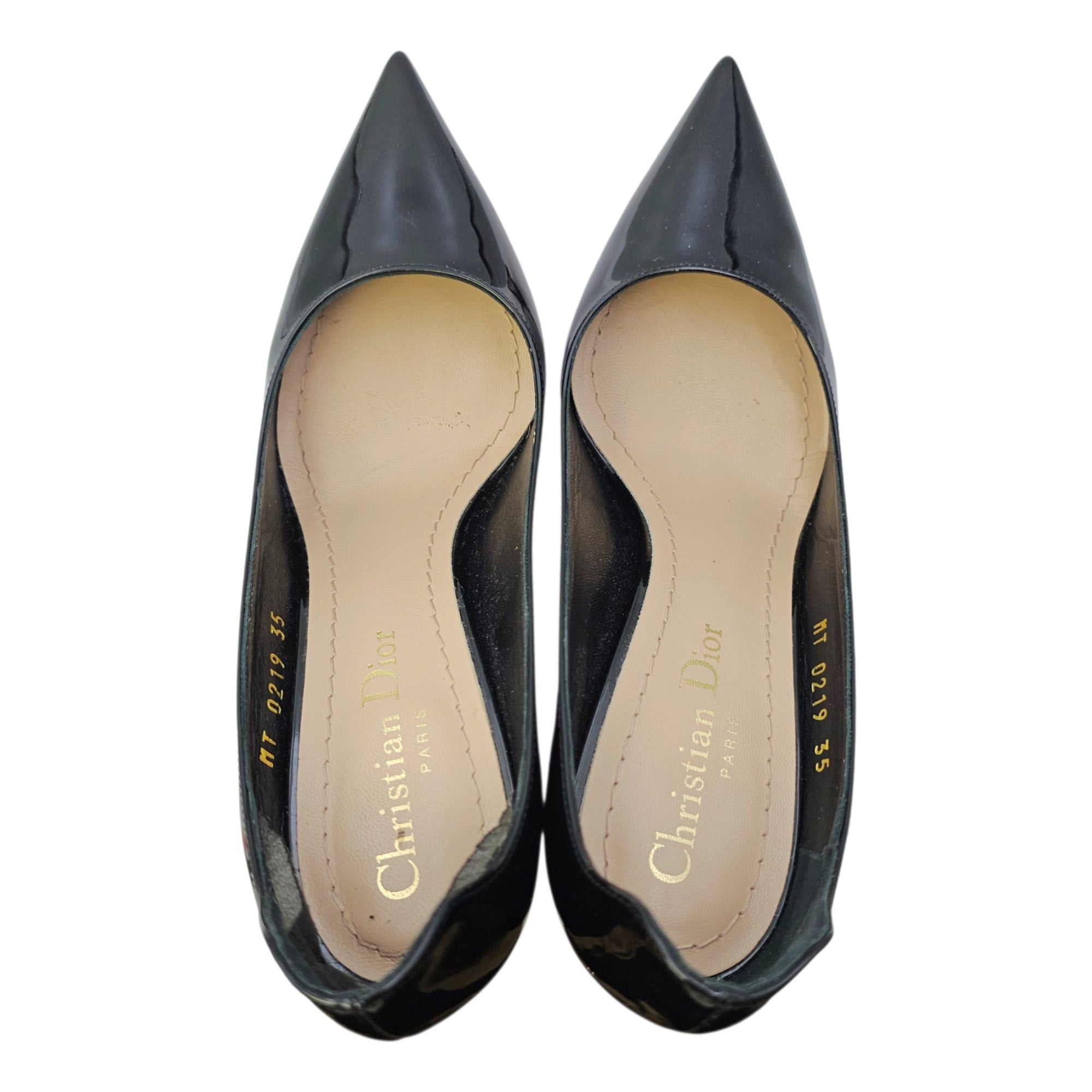 Pumps  35 Black Heels in Patent Leather
