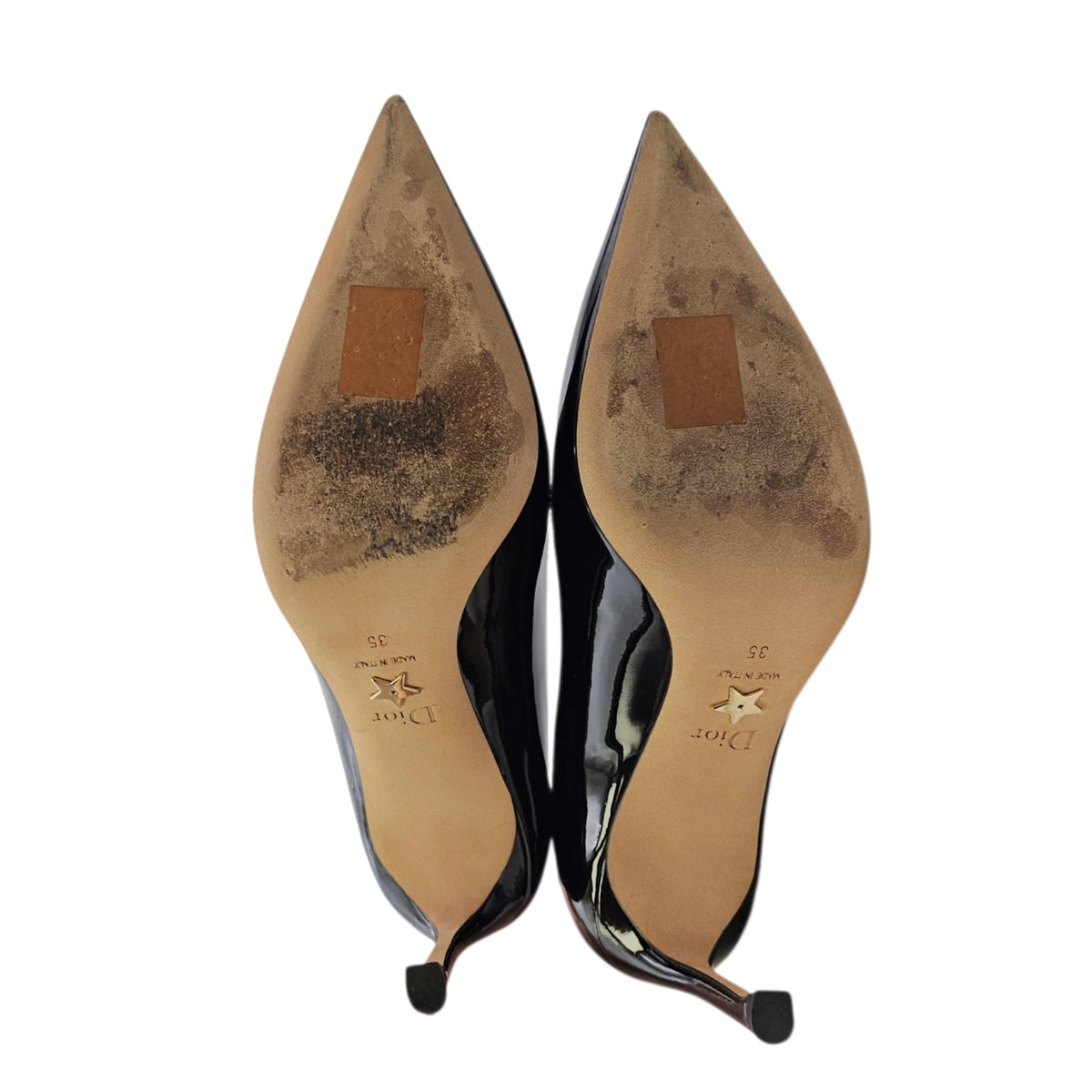 Pumps  35 Black Heels in Patent Leather