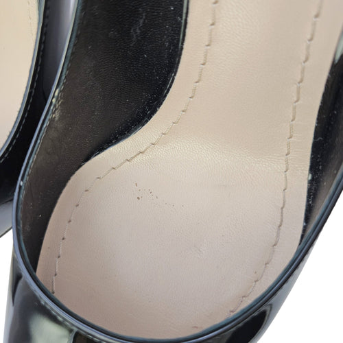 Pumps  35 Black Heels in Patent Leather