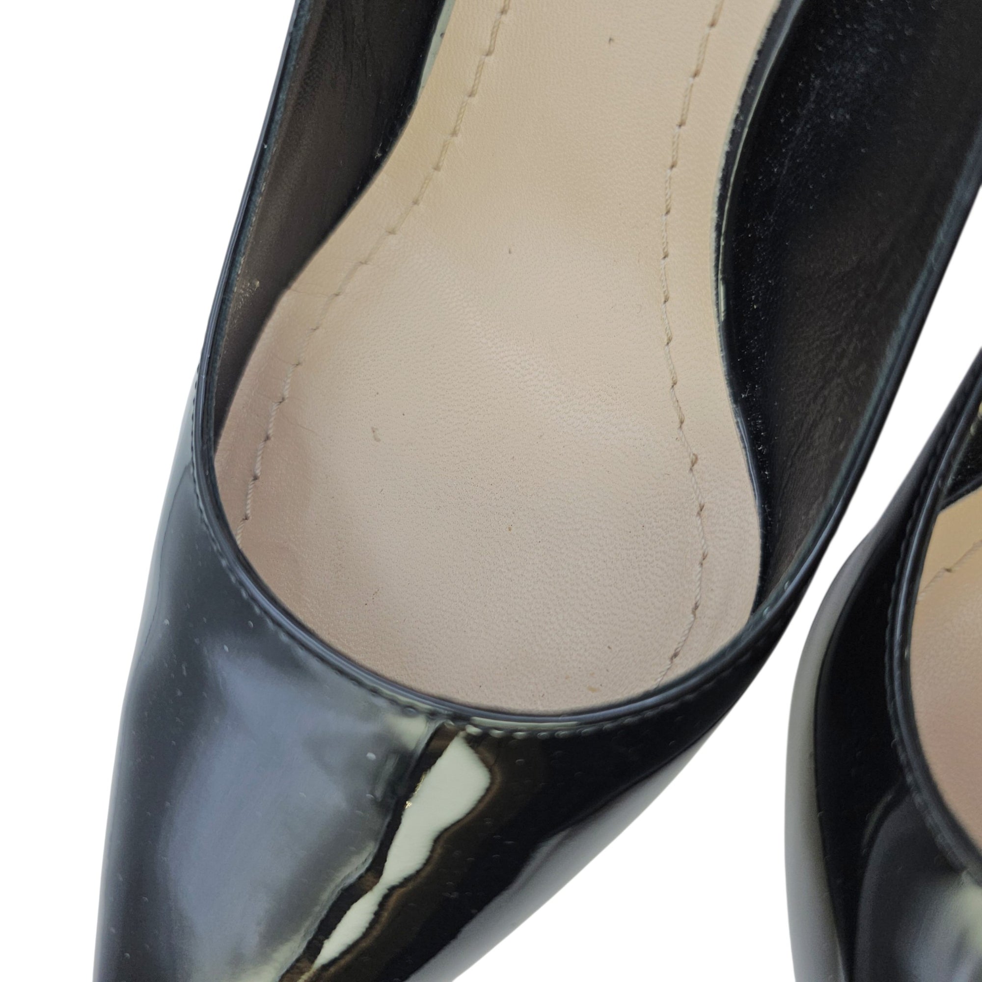 Pumps  35 Black Heels in Patent Leather