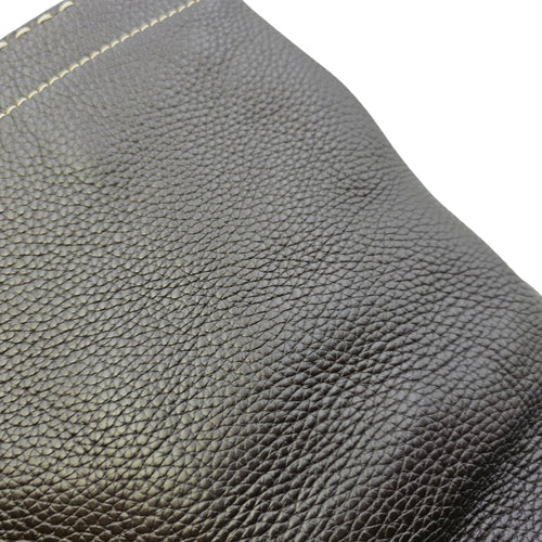 Pin Daily Brown Crossbody Bag in Calfskin Gold hardware