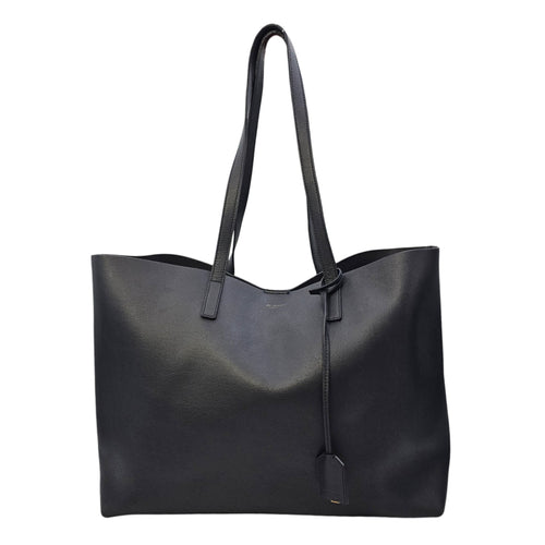 East West  Blue Tote Bag in Calfskin