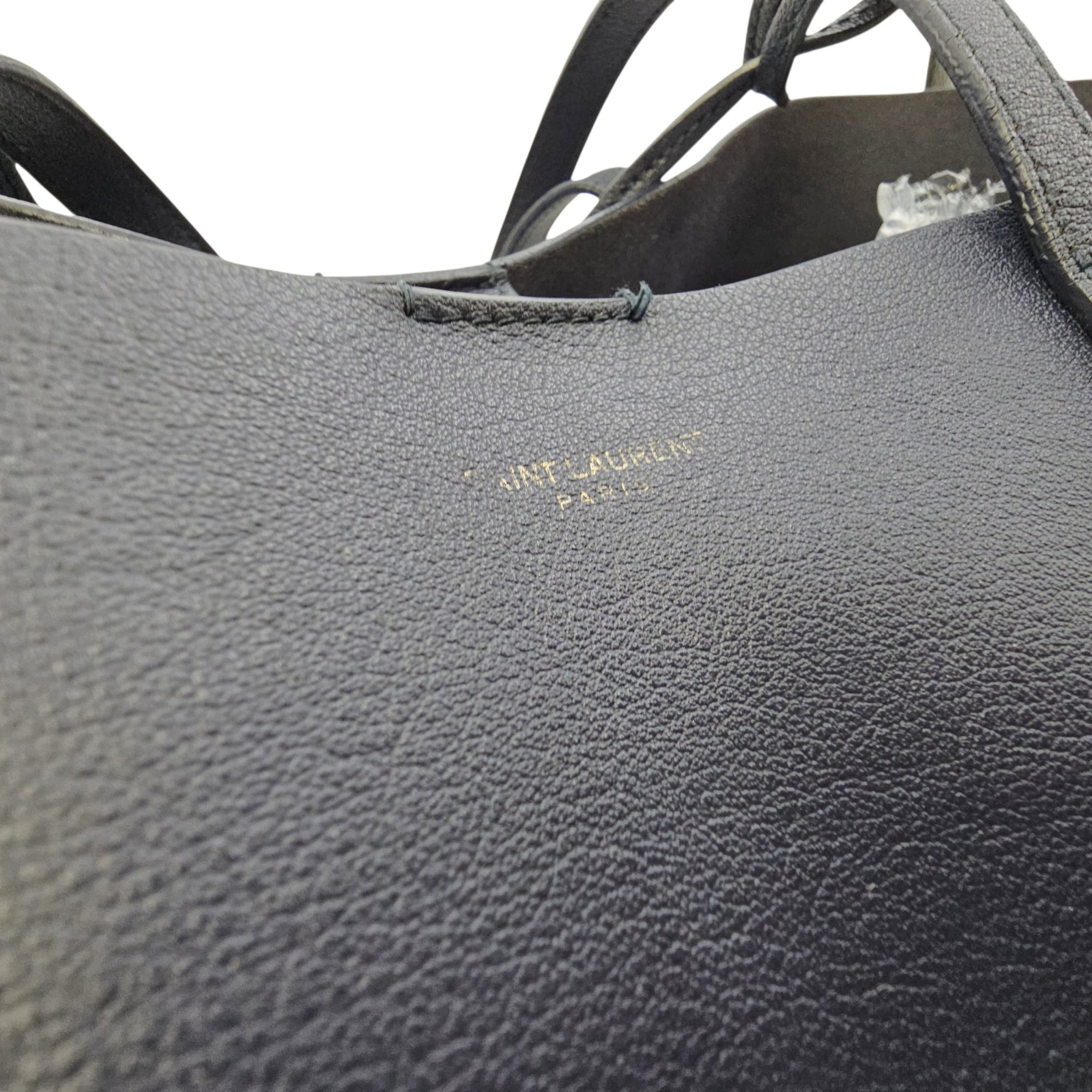 East West  Blue Tote Bag in Calfskin