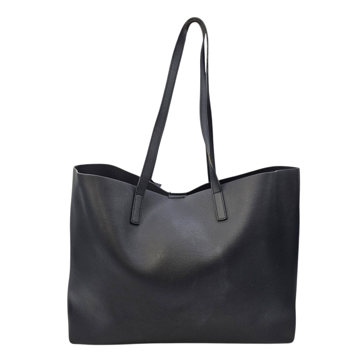 East West  Blue Tote Bag in Calfskin