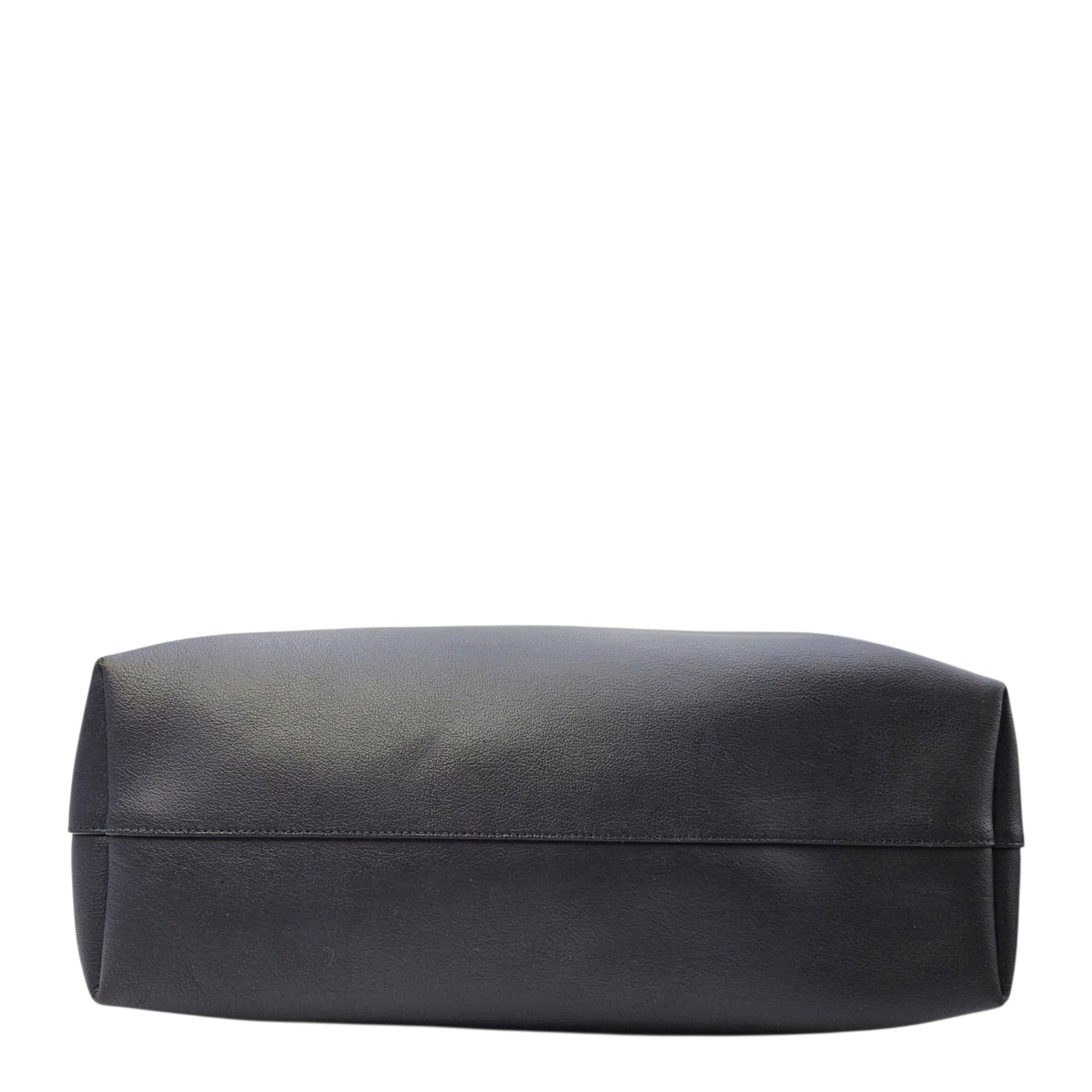 East West  Blue Tote Bag in Calfskin