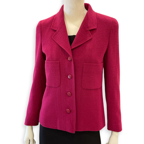 Vintage Jacket  36 Pink Ready-To-Wear in Wool
