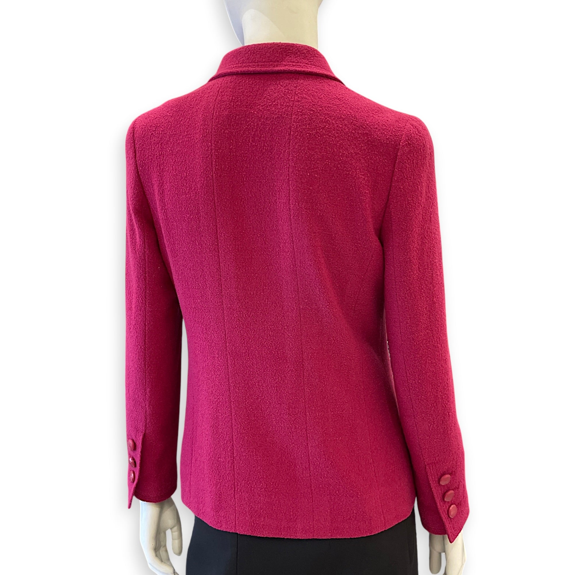 Vintage Jacket  36 Pink Ready-To-Wear in Wool