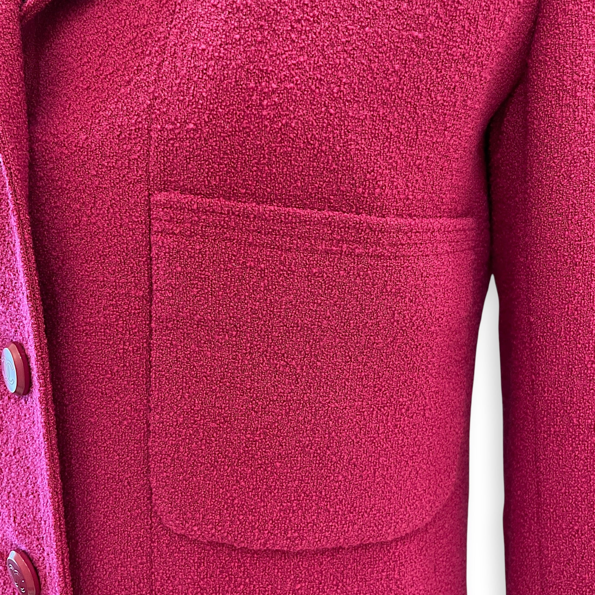 Vintage Jacket  36 Pink Ready-To-Wear in Wool