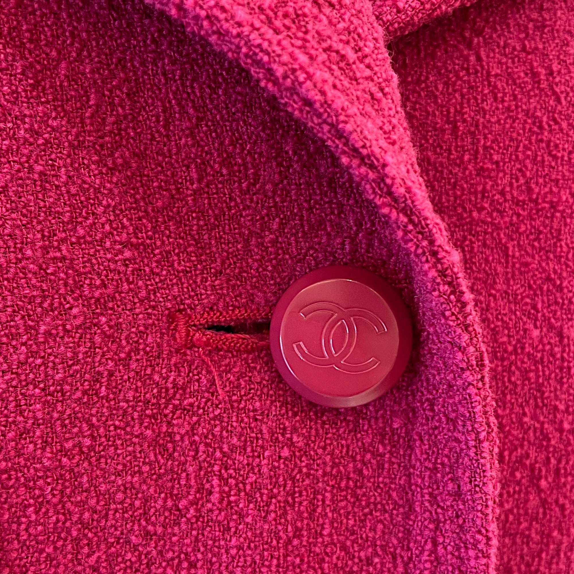 Vintage Jacket  36 Pink Ready-To-Wear in Wool