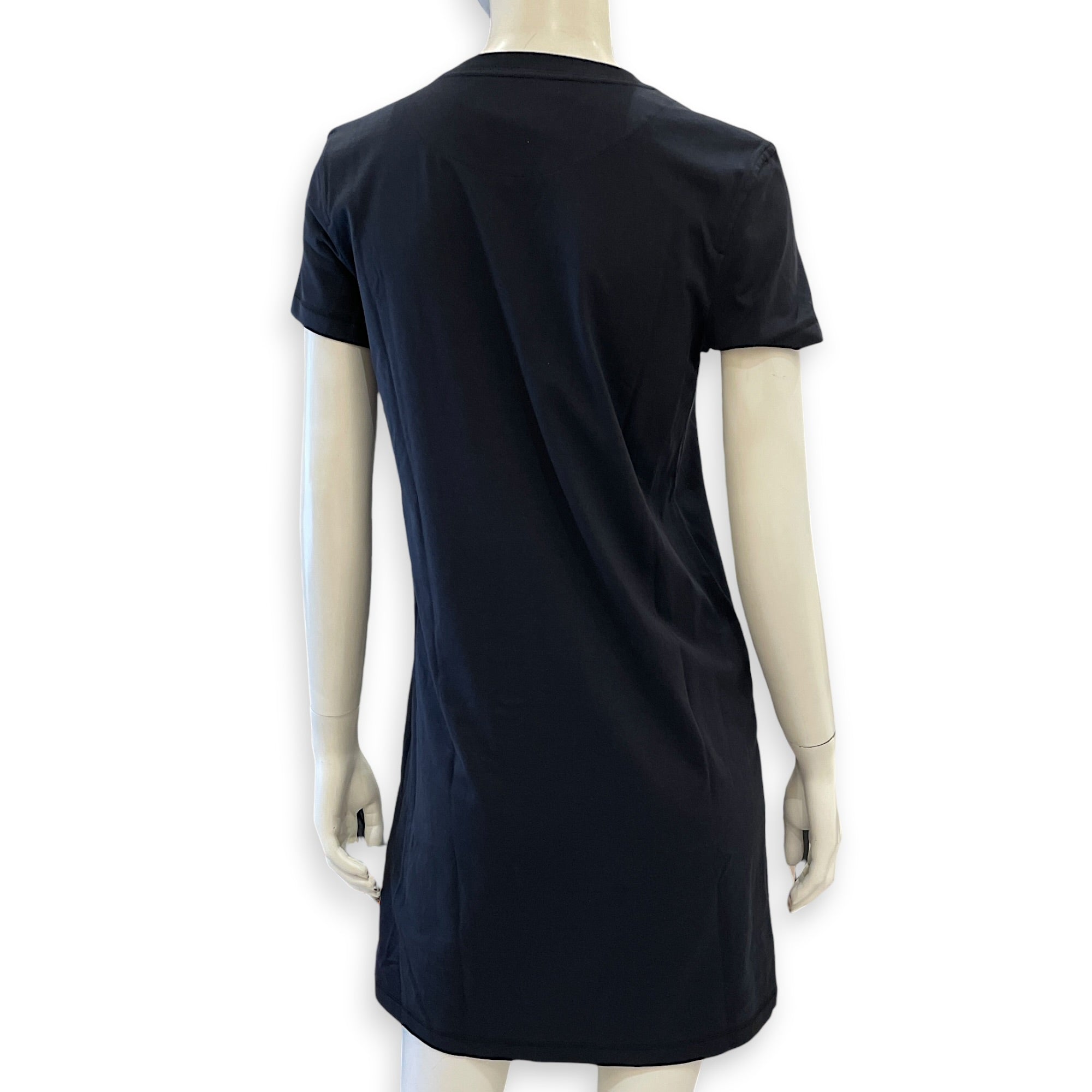 Della Cavalleria T Shirt Dress  38 Black Ready-To-Wear