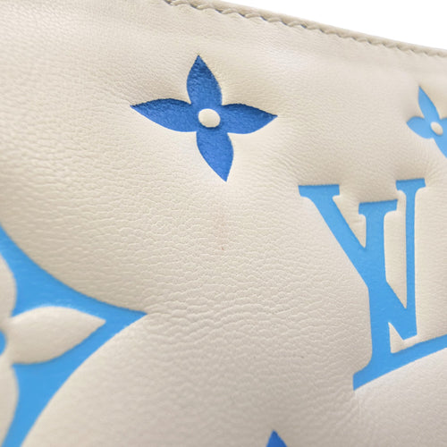 Coussin  PM White/Blue Crossbody Bag in Lambskin Gold hardware