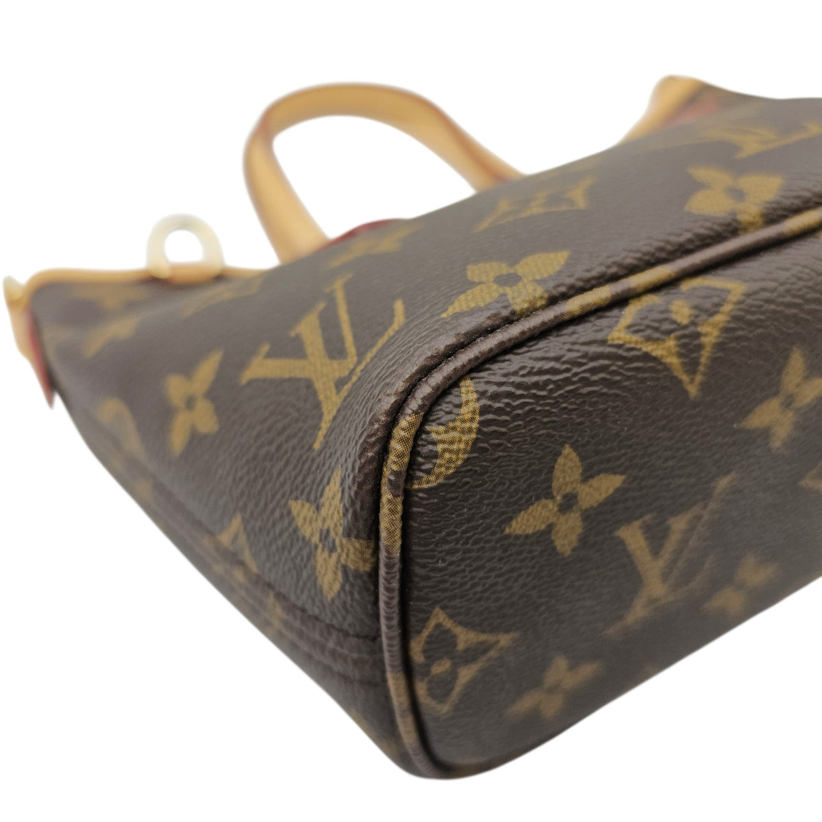 BB Neverfull  Brown Shoulder Bag in Monogram Coated Canvas Gold hardware