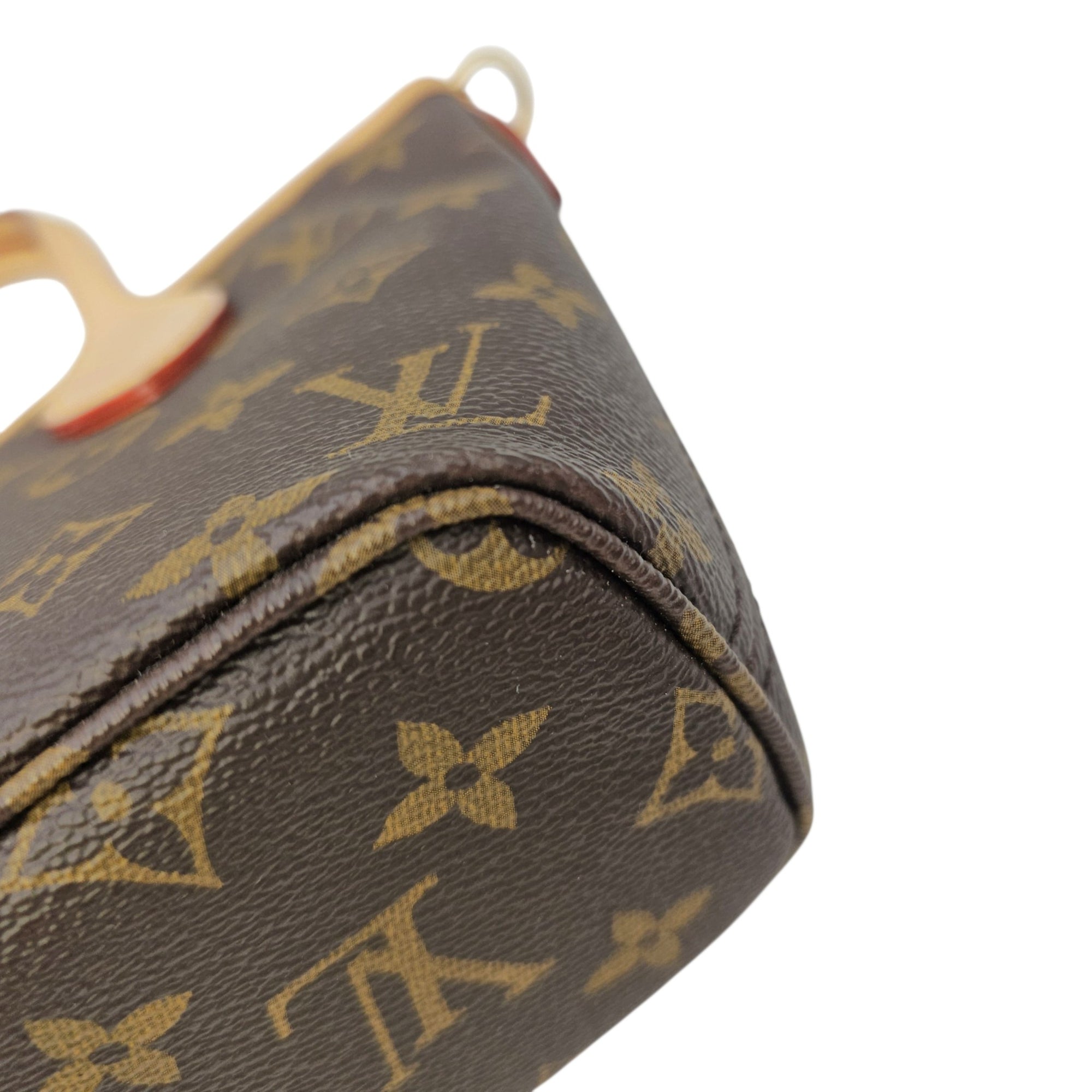 BB Neverfull  Brown Shoulder Bag in Monogram Coated Canvas Gold hardware