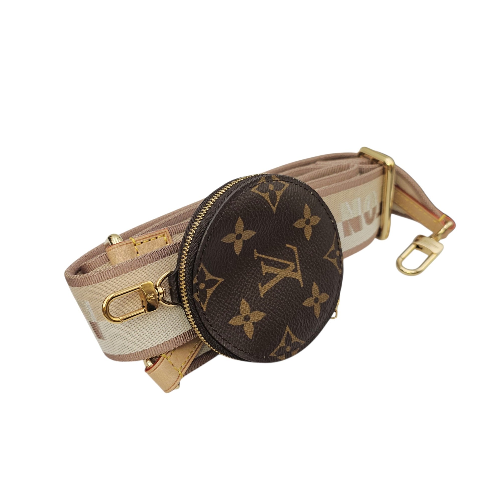 BB Neverfull  Brown Shoulder Bag in Monogram Coated Canvas Gold hardware