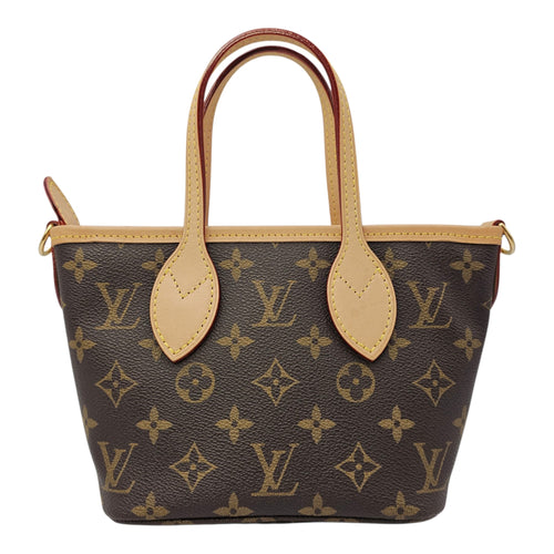 BB Neverfull  Brown Shoulder Bag in Monogram Coated Canvas Gold hardware