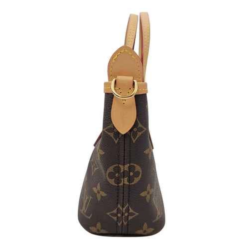 BB Neverfull  Brown Shoulder Bag in Monogram Coated Canvas Gold hardware