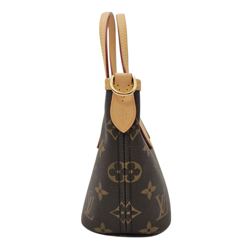 BB Neverfull  Brown Shoulder Bag in Monogram Coated Canvas Gold hardware