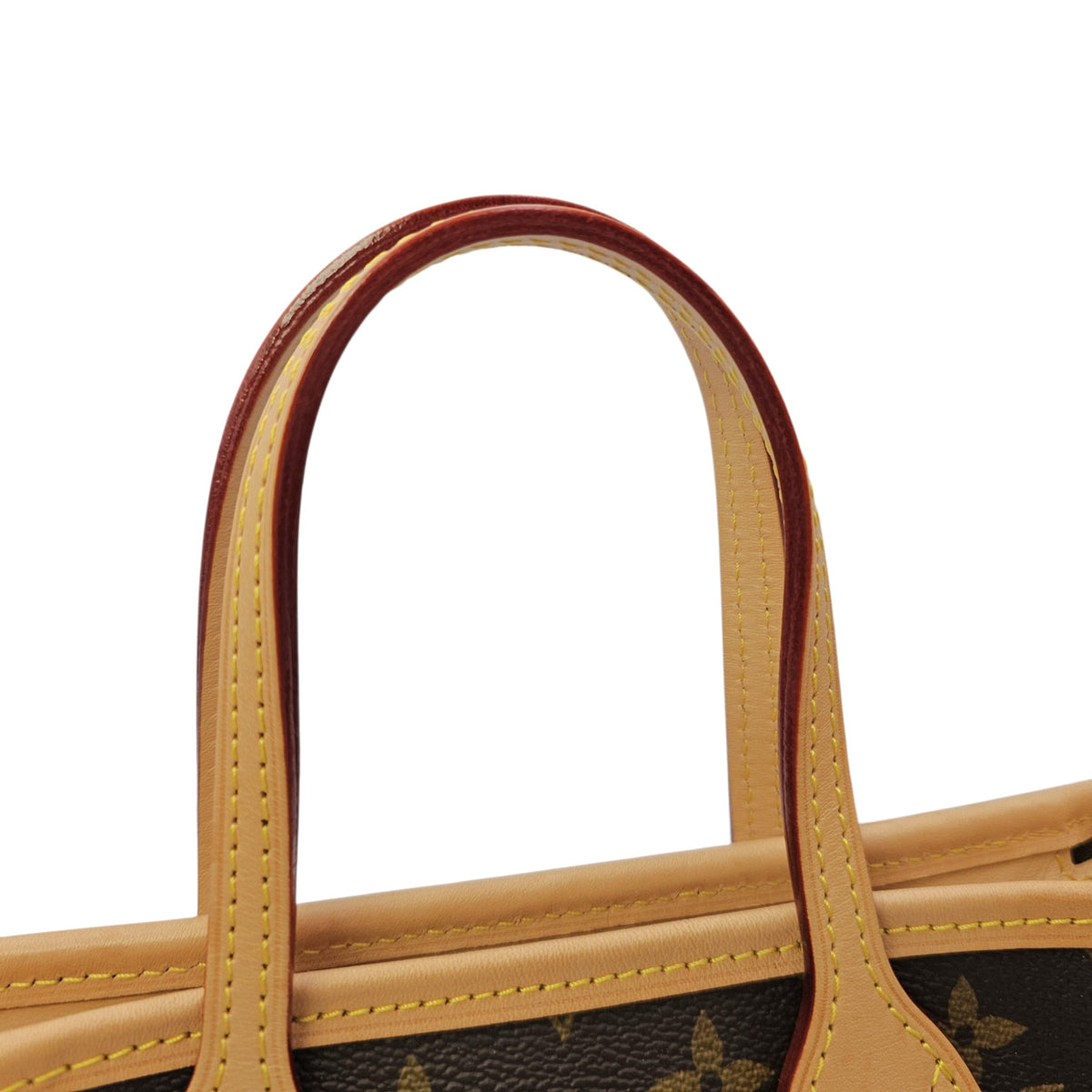 BB Neverfull  Brown Shoulder Bag in Monogram Coated Canvas Gold hardware