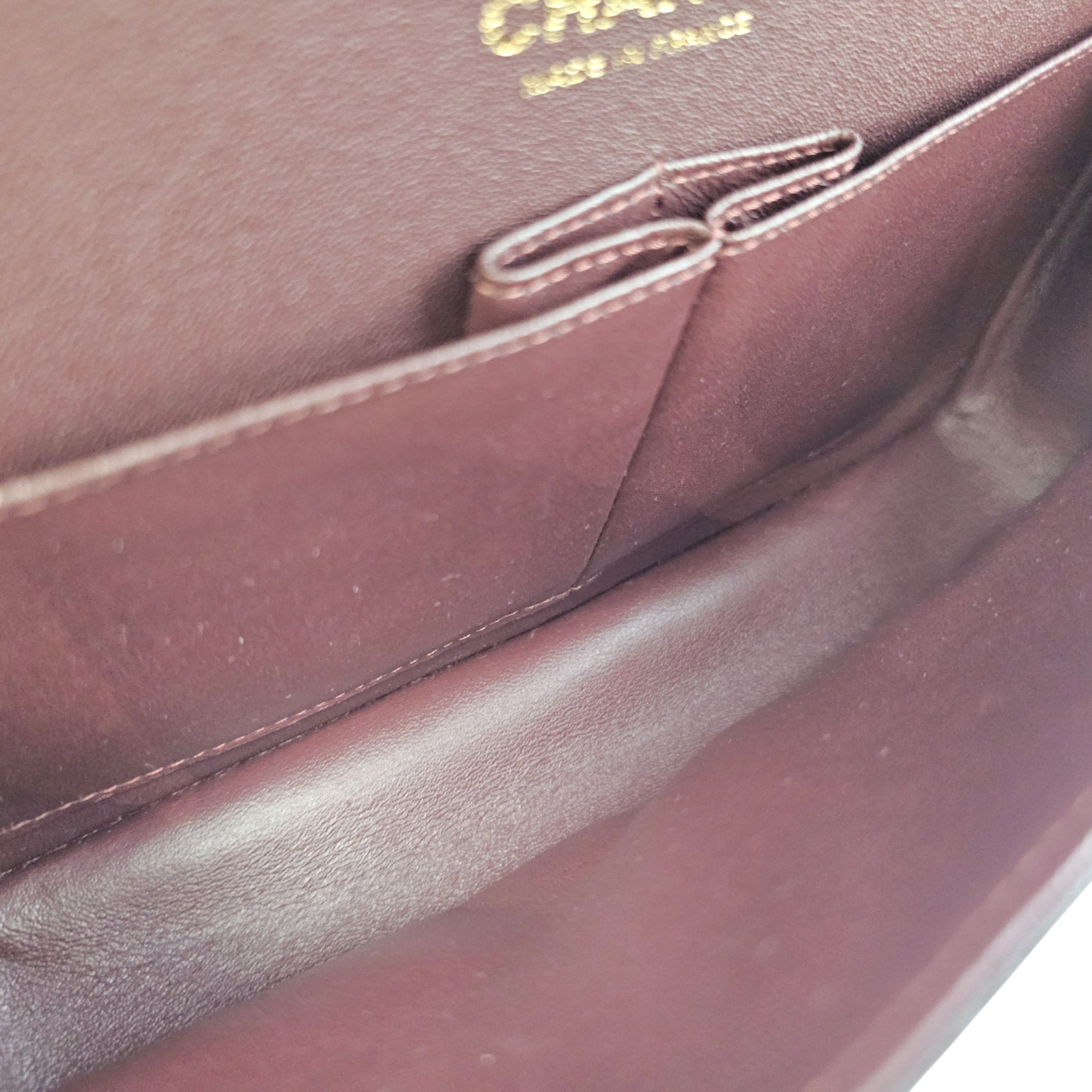 Classic Small Black Shoulder Bag in Caviar Leather Gold hardware