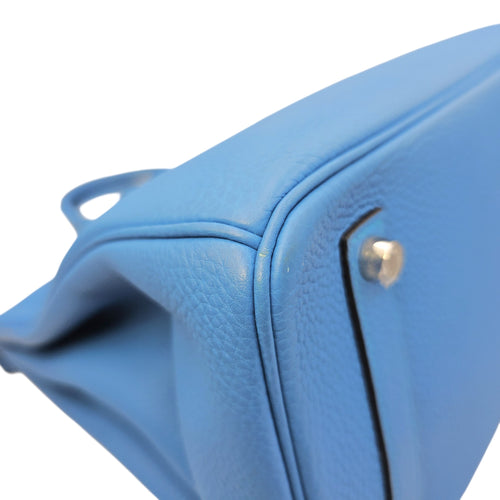 Verso Birkin  35 Bleu Zanzibar/Malachite in Togo Palladium hardware