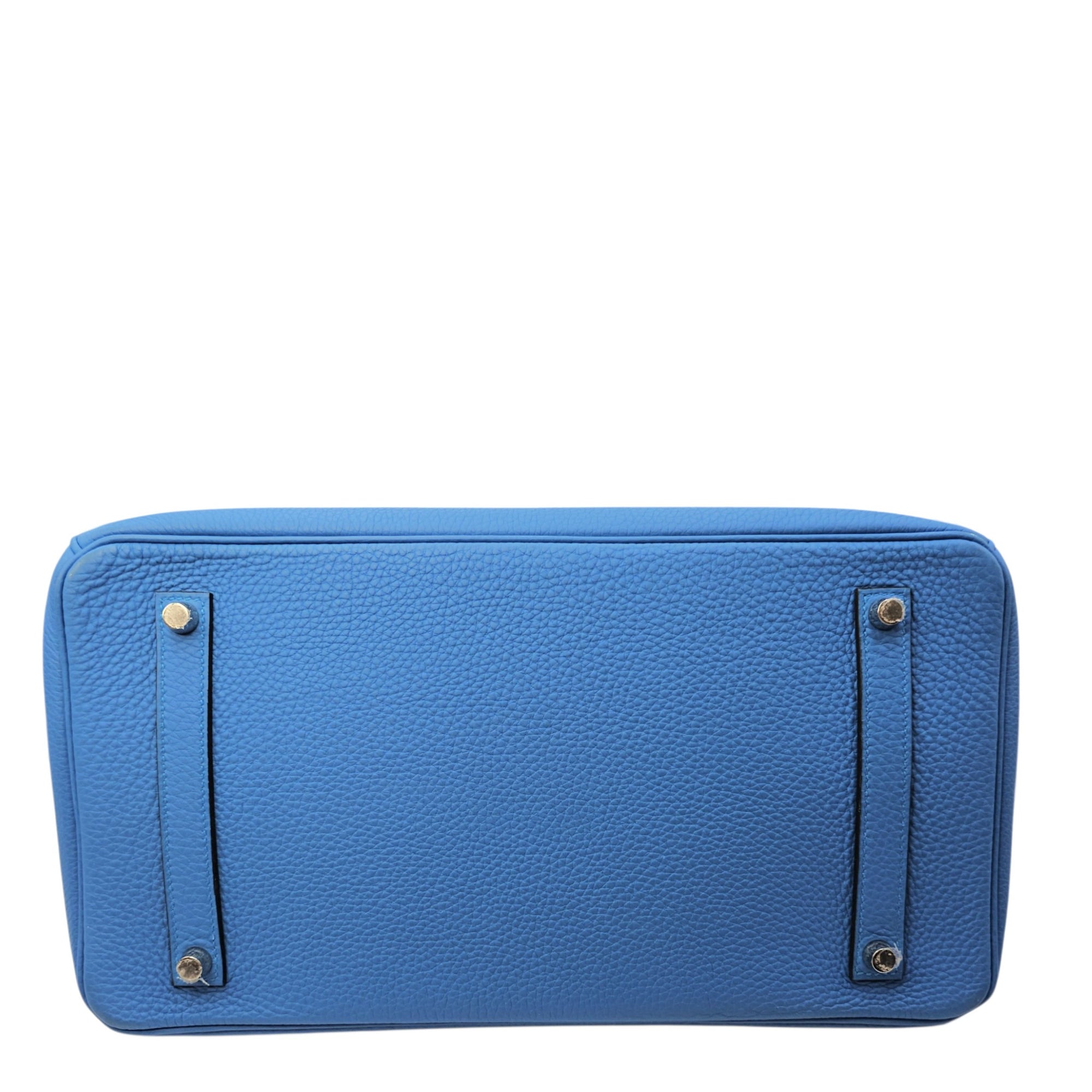 Verso Birkin  35 Bleu Zanzibar/Malachite in Togo Palladium hardware
