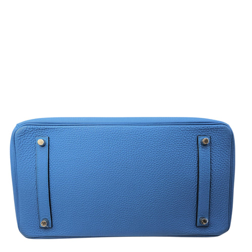 Verso Birkin  35 Bleu Zanzibar/Malachite in Togo Palladium hardware