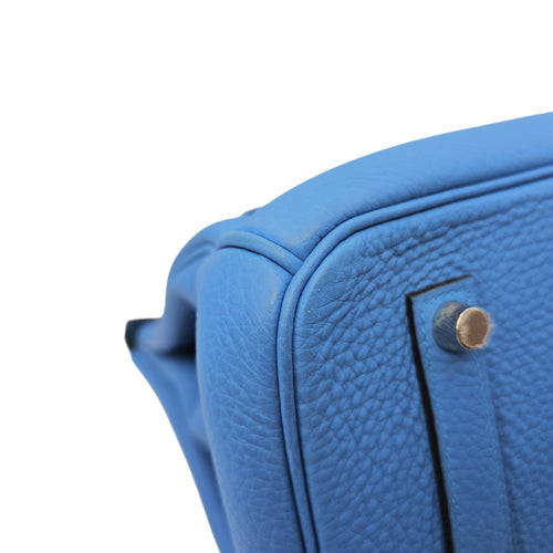 Verso Birkin  35 Bleu Zanzibar/Malachite in Togo Palladium hardware