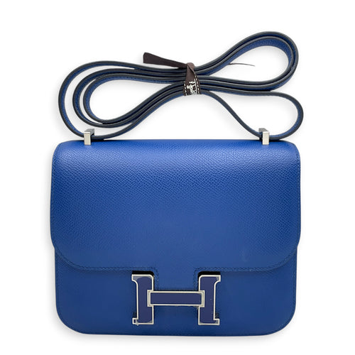 Constance 18 Blue France/Blue Saphir in Epsom Palladium hardware