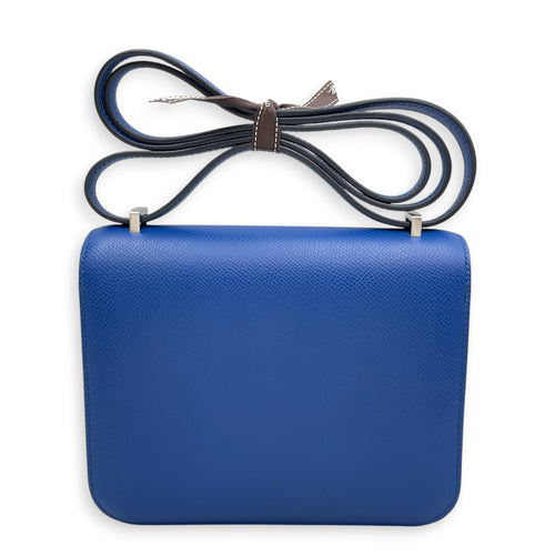 Constance 18 Blue France/Blue Saphir in Epsom Palladium hardware