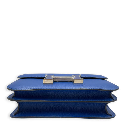 Constance 18 Blue France/Blue Saphir in Epsom Palladium hardware