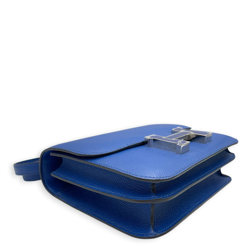 Constance 18 Blue France/Blue Saphir in Epsom Palladium hardware