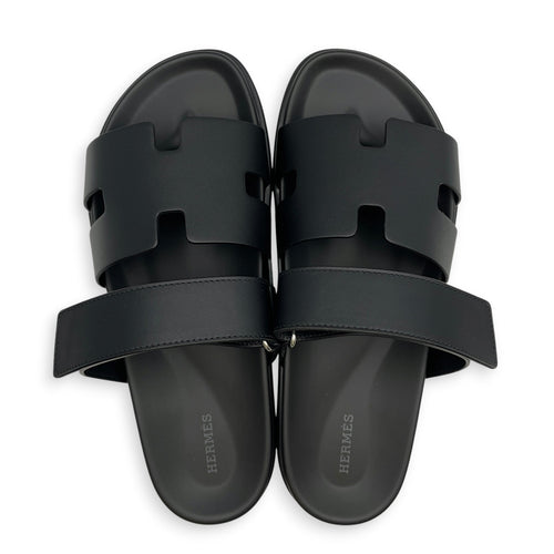 Chypre 42 Noir Sandals in Calfskin