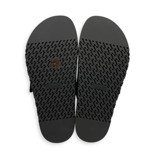 Chypre 42 Noir Sandals in Calfskin