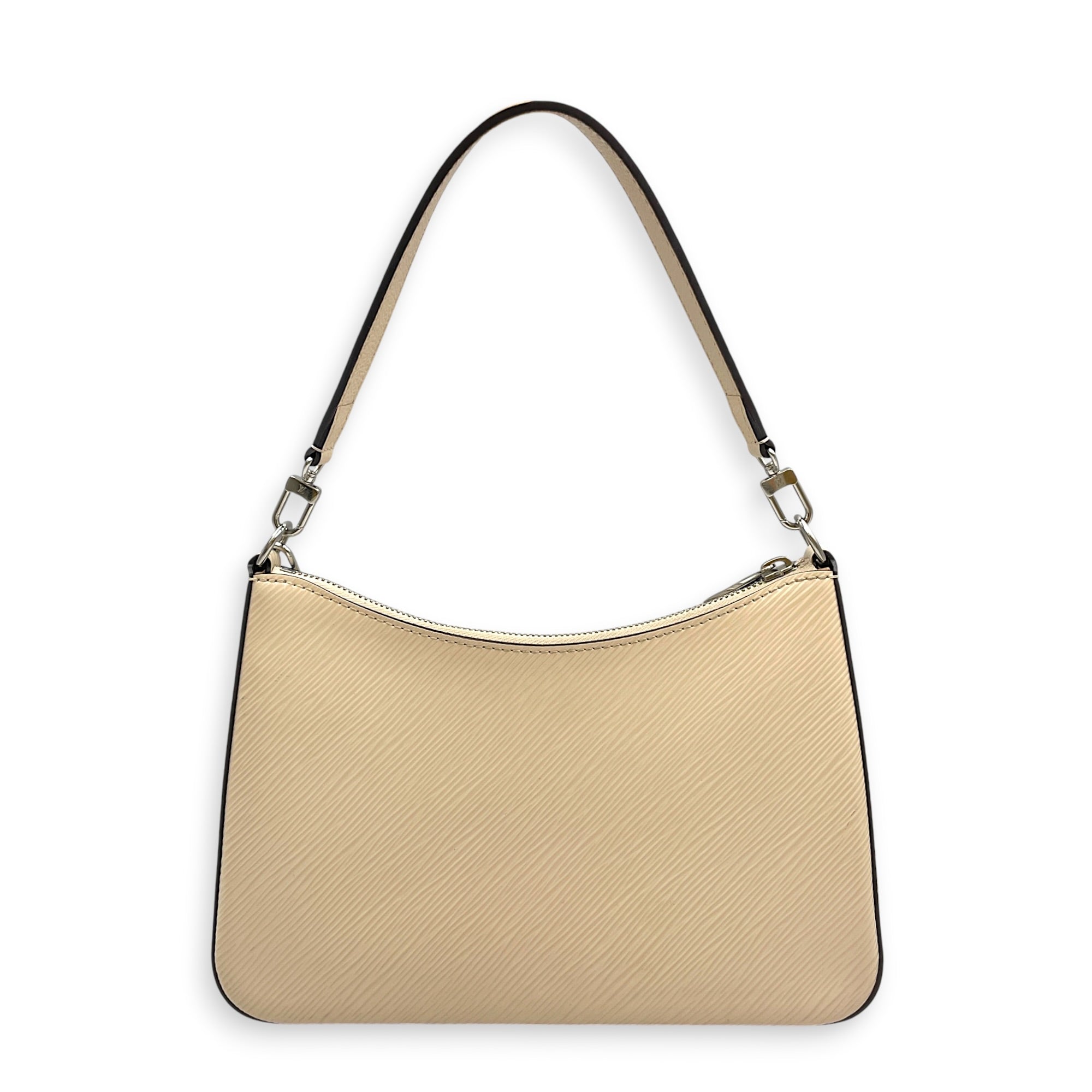 Marelle  25 Off white  Crossbody Bag in Epi Leather Silver hardware